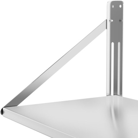 Półka ścienna gastronomiczna składana ze stali nierdzewnej do 40 kg 60 x 45 cm Royal Catering Półka ścienna gastronomiczna składana ze stali nierdzewnej do 40 kg 60 x 45 cm Royal Catering