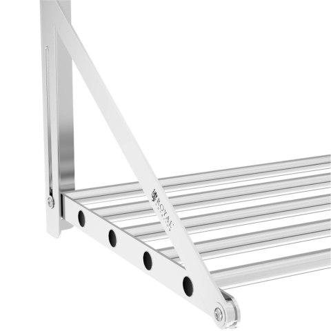 Półka ścienna składana ze stali nierdzewnej do 40 kg 100 x 45 cm Royal Catering Półka ścienna składana ze stali nierdzewnej do 40 kg 100 x 45 cm Royal Catering