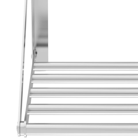 Półka ścienna składana ze stali nierdzewnej do 40 kg 100 x 45 cm Royal Catering Półka ścienna składana ze stali nierdzewnej do 40 kg 100 x 45 cm Royal Catering