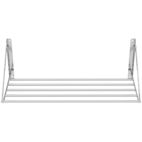 Półka ścienna składana ze stali nierdzewnej do 40 kg 100 x 45 cm Royal Catering Półka ścienna składana ze stali nierdzewnej do 40 kg 100 x 45 cm Royal Catering