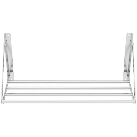 Półka ścienna składana ze stali nierdzewnej do 40 kg 80 x 30 cm Royal Catering Półka ścienna składana ze stali nierdzewnej do 40 kg 80 x 30 cm Royal Catering