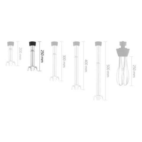 Ramię nasadka miksująca do blendera miksera napędu ręcznego Royal Catering RCMA-250 250mm Royal Catering Ramię nasadka miksująca do blendera miksera napędu ręcznego Royal Catering RCMA-250 250mm Royal Catering