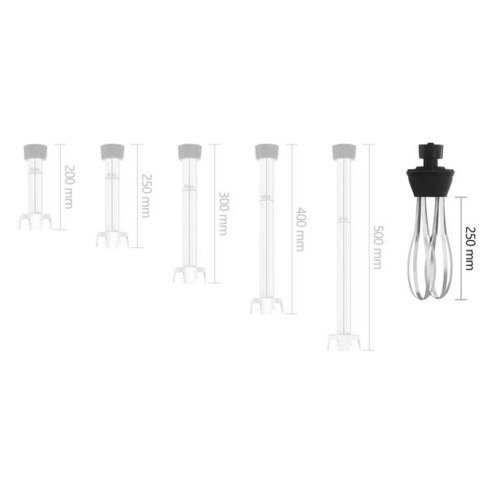 Ramię ubijające z rózgą trzepaczka do napędu miksera blendera ręcznego Royal Catering RCMA-250W 250mm Royal Catering Ramię ubijające z rózgą trzepaczka do napędu miksera blendera ręcznego Royal Catering RCMA-250W 250mm Royal Catering