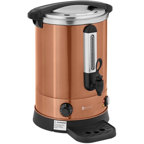 Warnik podgrzewacz do wody z podwójnymi ściankami i ociekaczem 13.5 L 2500 W pomarańczowy Royal Catering Warnik podgrzewacz do wody z podwójnymi ściankami i ociekaczem 13.5 L 2500 W pomarańczowy Royal Catering