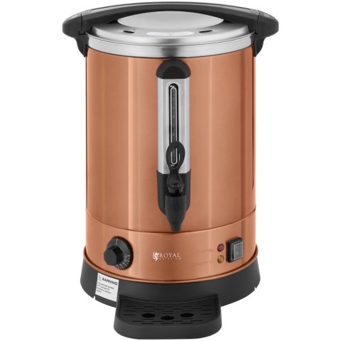 Warnik podgrzewacz do wody z podwójnymi ściankami i ociekaczem 13.5 L 2500 W pomarańczowy Royal Catering Warnik podgrzewacz do wody z podwójnymi ściankami i ociekaczem 13.5 L 2500 W pomarańczowy Royal Catering