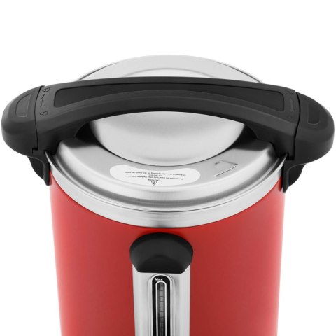Warnik podgrzewacz do wody z podwójnymi ściankami i ociekaczem 6.1 L 1500 W czerwony Royal Catering Warnik podgrzewacz do wody z podwójnymi ściankami i ociekaczem 6.1 L 1500 W czerwony Royal Catering