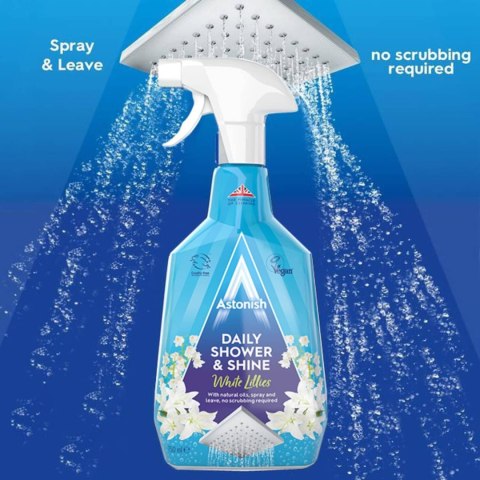 Astonish Daily Shower Shine Środek do Kabin Prysznicowych 750 ml Astonish Astonish Daily Shower Shine Środek do Kabin Prysznicowych 750 ml Astonish