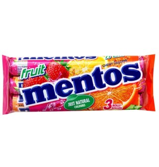 Mentos Frucht Kaubonbon 3x38 g Perfetti Van Melle