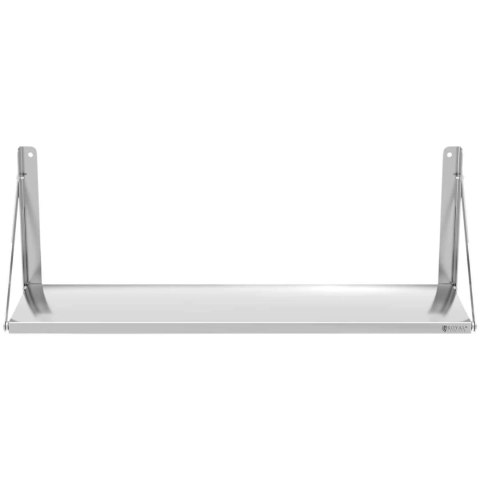 Półka ścienna gastronomiczna składana ze stali nierdzewnej do 40 kg 120 x 30 cm Royal Catering Półka ścienna gastronomiczna składana ze stali nierdzewnej do 40 kg 120 x 30 cm Royal Catering