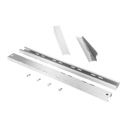 Półka ścienna stalowa wisząca podwójna z regulacją 140cm Royal Catering Półka ścienna stalowa wisząca podwójna z regulacją 140cm Royal Catering