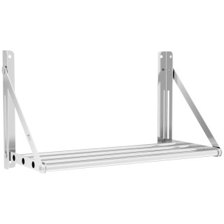 Półka ścienna wisząca rurkowa składana STAL 60 x 30 cm Royal Catering