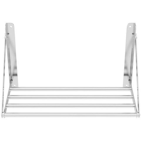 Półka ścienna wisząca rurkowa składana STAL 60 x 30 cm Royal Catering Półka ścienna wisząca rurkowa składana STAL 60 x 30 cm Royal Catering