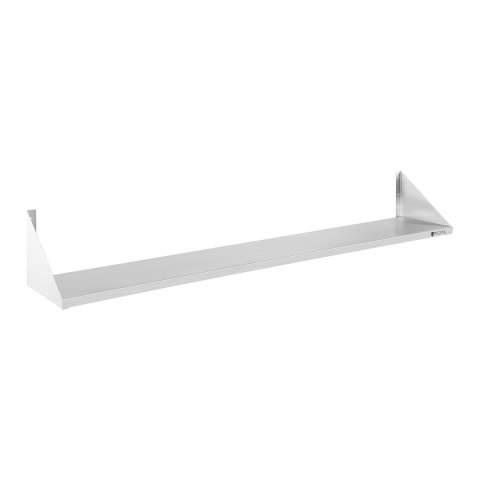Półka ścienna wisząca stalowa nierdzewna pojedyncza 180cm Royal Catering Półka ścienna wisząca stalowa nierdzewna pojedyncza 180cm Royal Catering