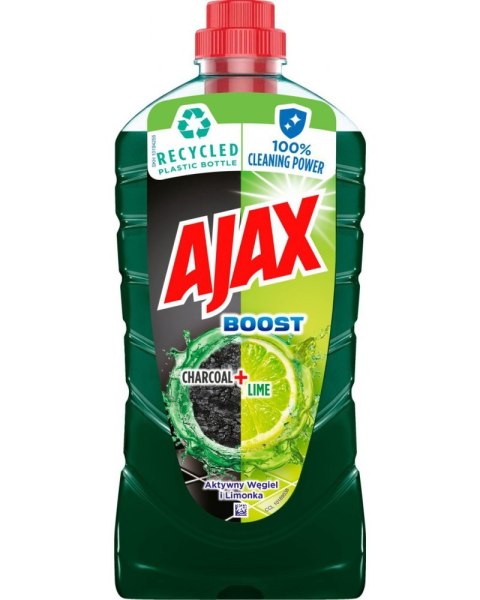 AJAX Płyn 1L do podłóg BOOST węgiel&limonka AJAX Płyn 1L do podłóg BOOST węgiel&limonka