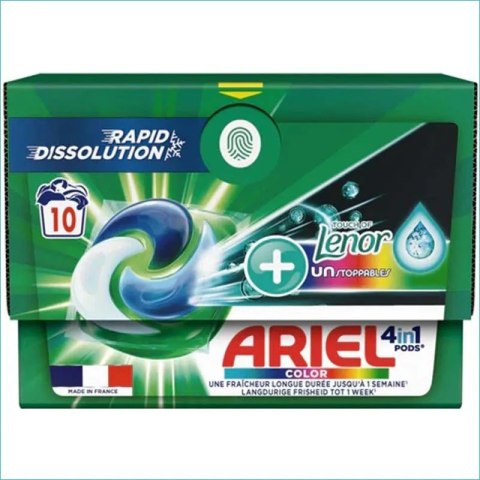 ARIEL kapsułki 4w1 10szt Kolor Touch ofLenor do prania 215g ARIEL kapsułki 4w1 10szt Kolor Touch ofLenor do prania 215g