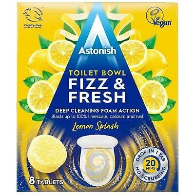 ASTONISH Tabletki do czyszczenia toalety 8szt LEMON 8x25g ASTONISH Tabletki do czyszczenia toalety 8szt LEMON 8x25g