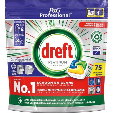DREFT PLATINUM 75szt tabletki do zmywarki lemon 1118g DREFT PLATINUM 75szt tabletki do zmywarki lemon 1118g