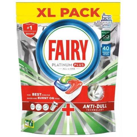 FAIRY Kapsułki PLATINUM PLUS 40szt do zmywarki Original 620g FAIRY Kapsułki PLATINUM PLUS 40szt do zmywarki Original 620g