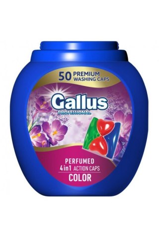 GALLUS Kapsułki do prania 50szt COLOR 4W1 900g