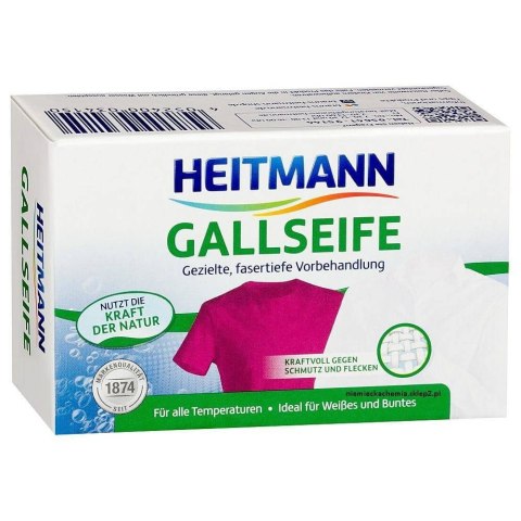 HEITMANN Mydło do zapierania plam 100g GALLSEIFE HEITMANN Mydło do zapierania plam 100g GALLSEIFE