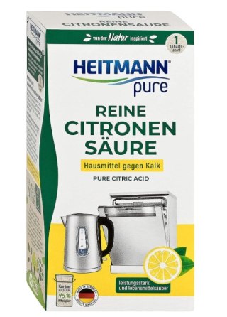 HEITMANN PURE Czysty kwas cytrynowy 350g proszek