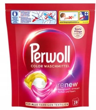 PERWOLL Kapsułki 3in1 19p kolor (worek)256,5g