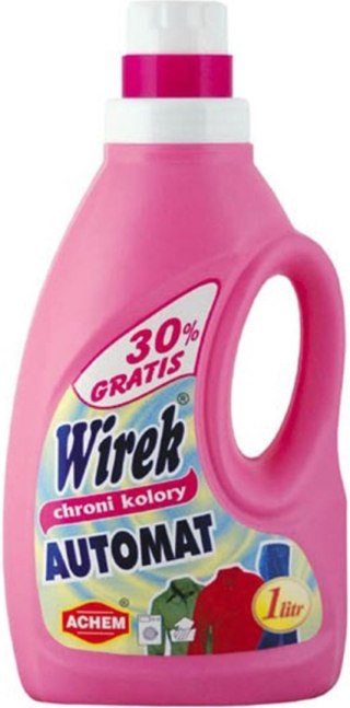 WIREK Płyn do prania 1L automat kolor