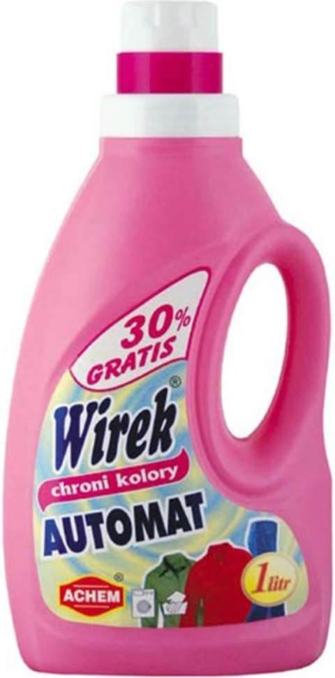 WIREK Płyn do prania 1L automat kolor WIREK Płyn do prania 1L automat kolor