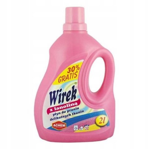 WIREK Płyn do prania 2L delikatne z lanoliną WIREK Płyn do prania 2L delikatne z lanoliną