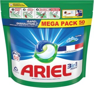 Ariel Alpine 3 in 1 Kapsułki do Prania 50 szt. Procter & Gamble