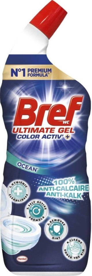 Bref Ultimate Gel Color Active + Ocean Żel WC 700 ml Henkel