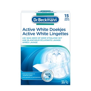 Dr. Beckmann Active-White Chusteczki Wybielające do Prania15 szt. Delta pronatura GmbH
