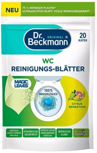 Dr. Beckmann Listki do Czyszczenia WC Citrus Sensacja 20 szt. Delta pronatura GmbH