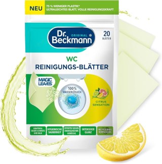 Dr. Beckmann Listki do Czyszczenia WC Citrus Sensacja 20 szt. Delta pronatura GmbH