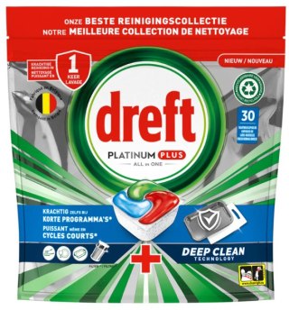 Dreft Platinum Plus all in one Kapsułki do Zmywarki 30 szt. Procter & Gamble