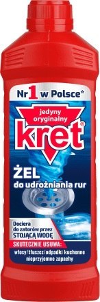 F.G.Kret żel do udrażniania rur 500g antybakteryjny