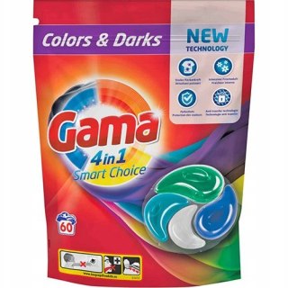 GAMA kapsułki 4in1 60p kolor 1,3kg do prania