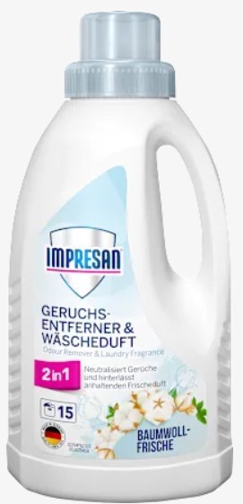 Impresan Zapachowy Środek do Usuwania Zapachów Bawełniana Świeżość 450 ml Brauns-Heitmann GmbH & Co. KG