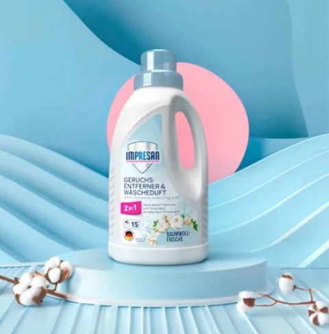 Impresan Zapachowy Środek do Usuwania Zapachów Bawełniana Świeżość 450 ml Brauns-Heitmann GmbH & Co. KG Impresan Zapachowy Środek do Usuwania Zapachów Bawełniana Świeżość 450 ml Brauns-Heitmann GmbH & Co. KG