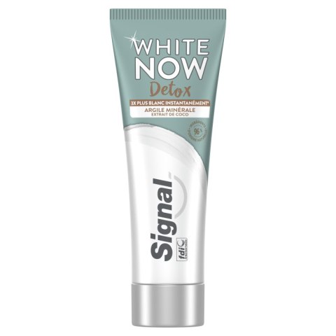 Signal White Now Detox Glinka Mineralna Pasta do Zębów 75 ml Unilever Signal White Now Detox Glinka Mineralna Pasta do Zębów 75 ml Unilever