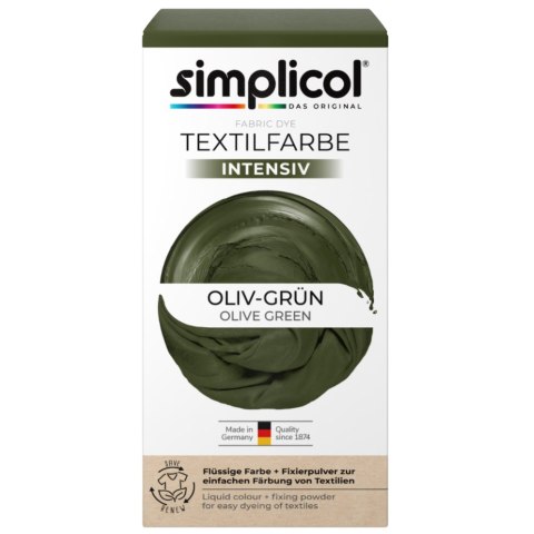 Simplicol Intensiv Barwnik do Tkanin Oliv-Grun Oliwkowa Zieleń Brauns-Heitmann GmbH & Co. KG Simplicol Intensiv Barwnik do Tkanin Oliv-Grun Oliwkowa Zieleń Brauns-Heitmann GmbH & Co. KG