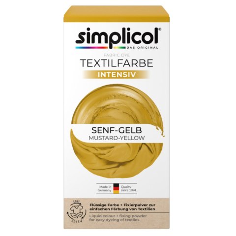 Simplicol Intensiv Barwnik do Tkanin Senf Gelb Musztardowy Brauns-Heitmann GmbH & Co. KG Simplicol Intensiv Barwnik do Tkanin Senf Gelb Musztardowy Brauns-Heitmann GmbH & Co. KG