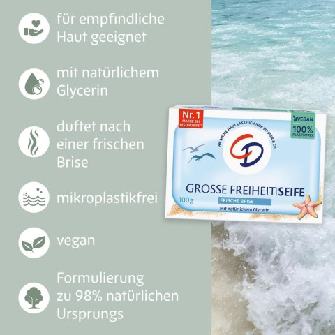 CD Frische Brise Mydło Glicerynowe 100 g Lornamead GmbH CD Frische Brise Mydło Glicerynowe 100 g Lornamead GmbH