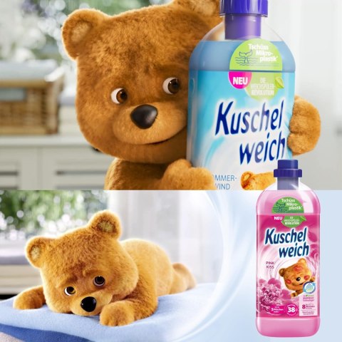 Kuschelweich Pink Kiss Płyn do Płukania 1 l DE Kuschelweich Pink Kiss Płyn do Płukania 1 l DE
