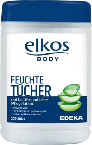 Elkos Chusteczki Nawilżone z Aloesem 150 szt. EDEKA ZENTRALE Stiftung & Co. KG