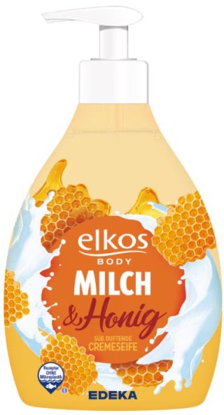 Elkos Milch & Honig Mydło w Płynie 500 ml EDEKA ZENTRALE Stiftung & Co. KG