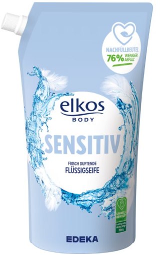 Elkos Sensitive Mydło w Płynie 1 l EDEKA ZENTRALE Stiftung & Co. KG