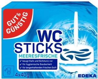 G&G WC Sticks Zawieszka Meeresfrische 4 x 40 g EDEKA ZENTRALE Stiftung & Co. KG