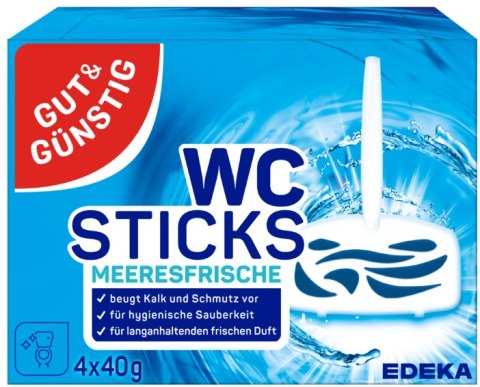 G&G WC Sticks Zawieszka Meeresfrische 4 x 40 g EDEKA ZENTRALE Stiftung & Co. KG