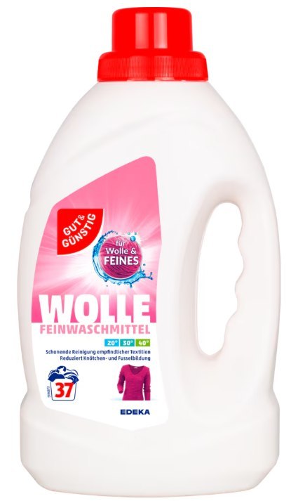 G&G Wolle Żel do Prania Wełny i Tkanin Delikatnych 1,5 l EDEKA ZENTRALE Stiftung & Co. KG